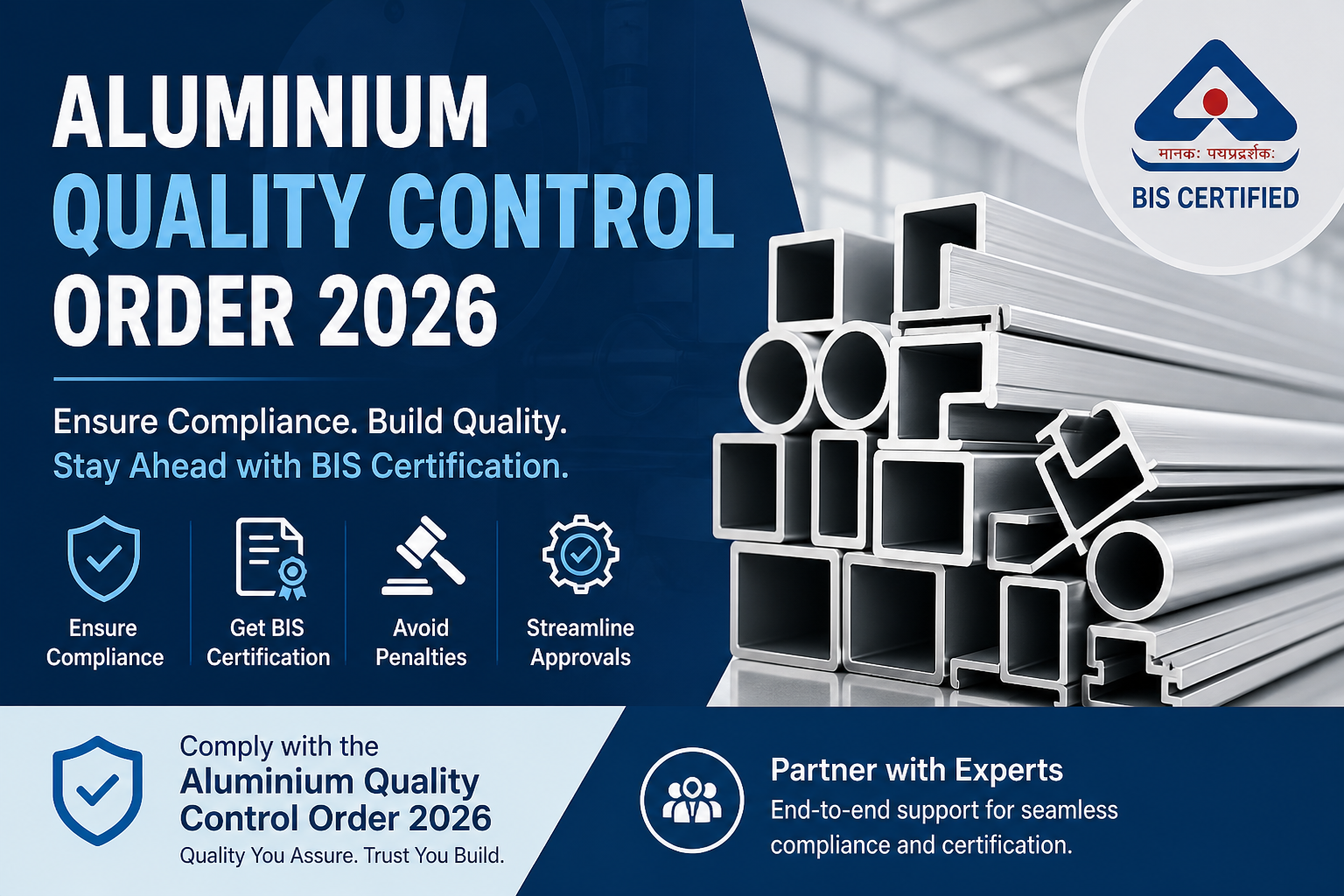 Aluminium Quality Control Order 2026