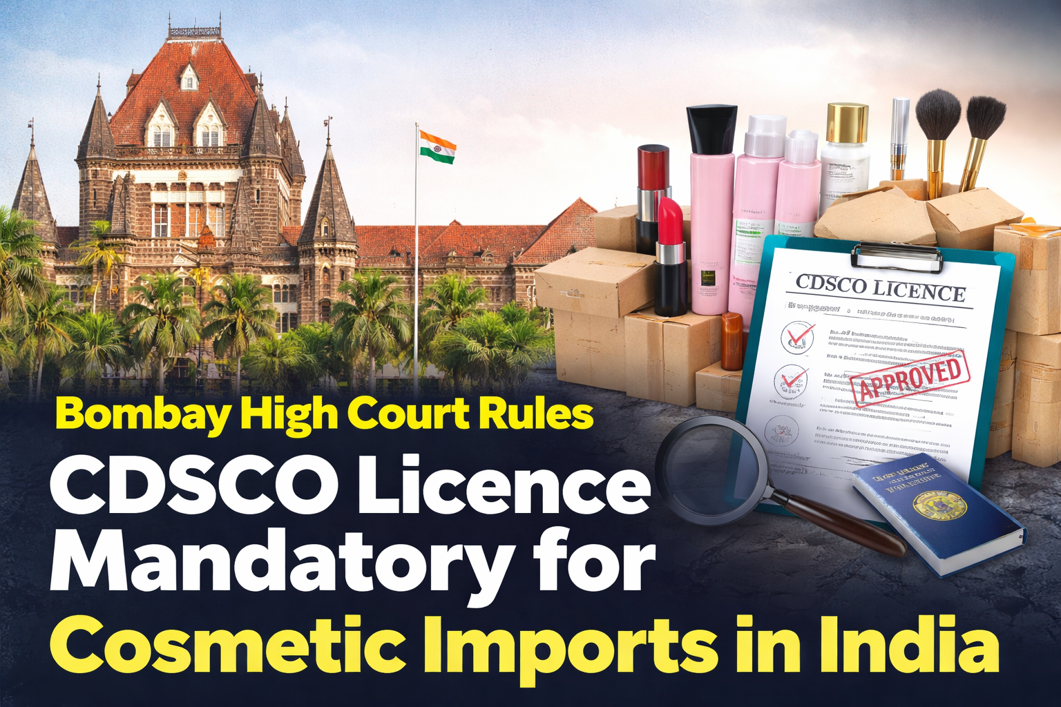 Bombay High Court Makes CDSCO Licence Mandatory for Cosmetic Imports in India